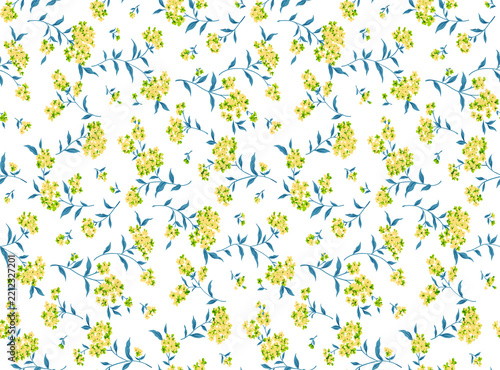 simple floral pattern with small flowers


