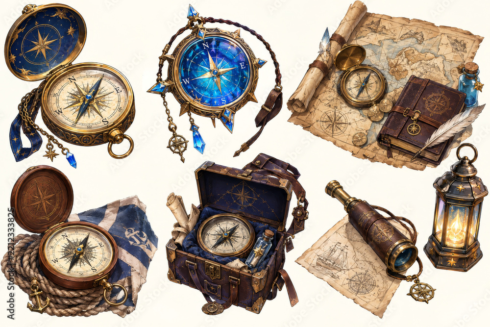 羅針盤 Images – Browse 1,369 Stock Photos, Vectors, and Video