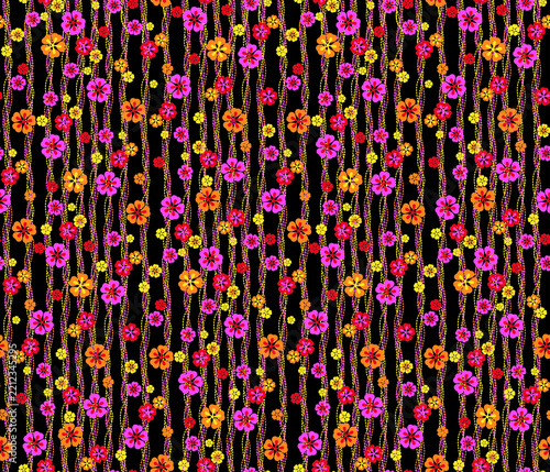 simple floral pattern with small flowers