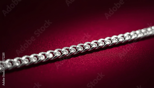 close up of a chain