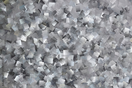 Grafik, Hintergrund, Mosaik in den Farben grau und weiß