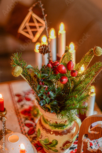 Traditional Ukrainian Christmas decorations 