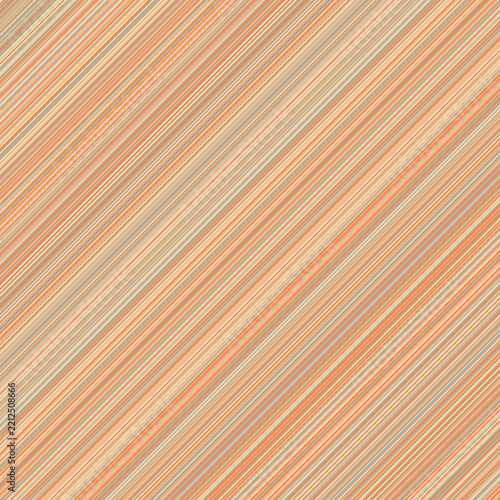 subdued linear square cover design backdrop: diagonal orange and khaki color pinstripes