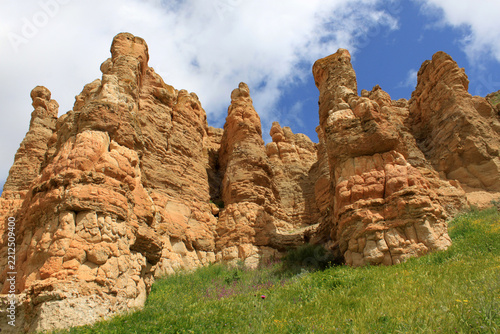 Kuşça Fairy Chimneys (Celil Gorge Fairy Chimneys), near the Kuşça Neighborhood of Konya's Cihanbeyli district.