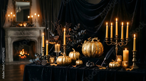 burning candles in church