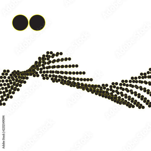 racing flag on white background