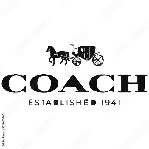Vintage Coach Western Heritage Logo and Horse Carriage Emblem Design