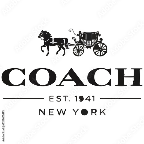 Vintage Coach Western Heritage Logo and Horse Carriage Emblem Design