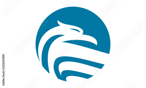brand eagle head icon logo