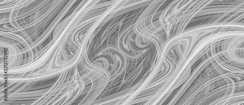 Light Gray Organic Marble with Fine Curved Lines