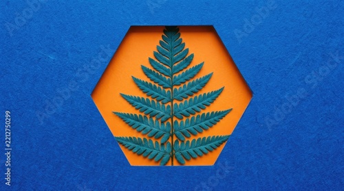 christmas tree on blue background