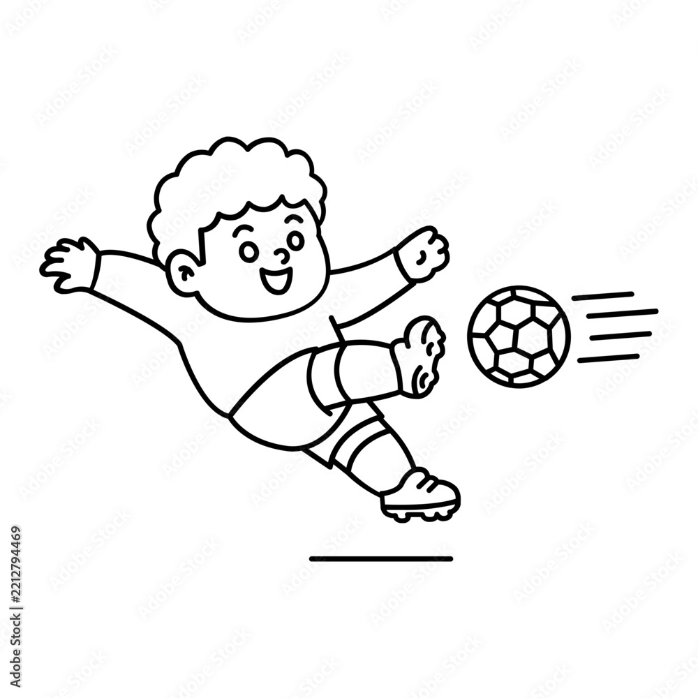 Obraz premium soccer player