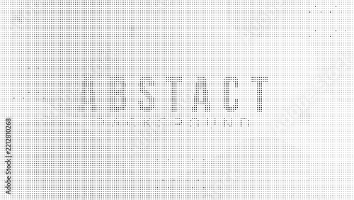 Abstract halftone dot pattern background with geometric shapes