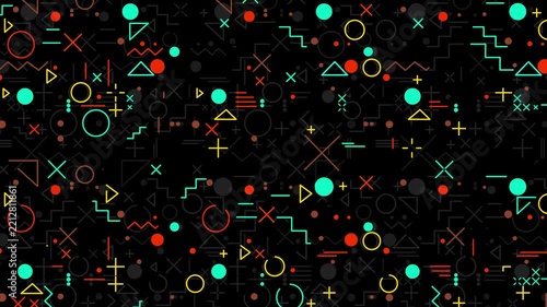 abstract background with shapes