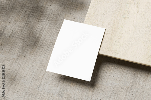 Realistic Blank A4 Flyer and Poster Mockup