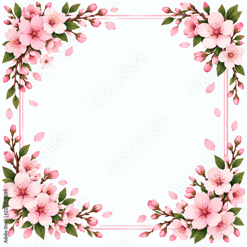 Pink Cherry Blossom Floral