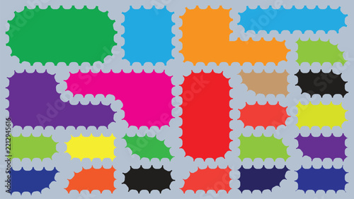 Colorful abstract shapes background for graphic design and web use.