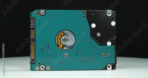 Internal laptop hard drive provides convenient storage for important documents, photos, personal files, digital records, and other valuable data