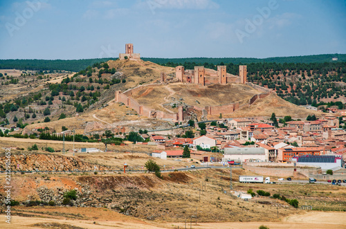 Obraz na plátně Vista de Molina de Aragón, en Castilla la Mancha