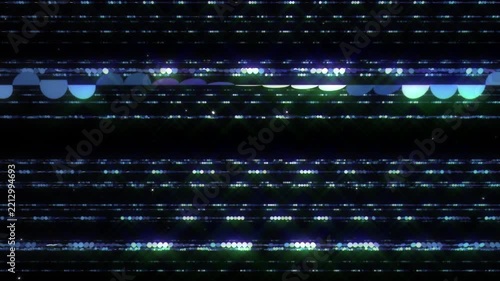 Colorful Dot Line illumination Neon Light space abstract loop background