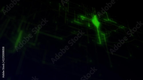 Digital Electric Grid Network Abstract Background