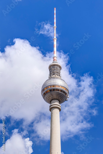 Der Berliner Fernsehturm am Alexanderplatz, Deutschland