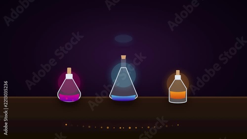 Abstract dark background with glowing golden particles floating in