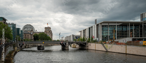 Obraz na plátně Berlin, Germany - June 25 2026 Streets of German capital during early summer