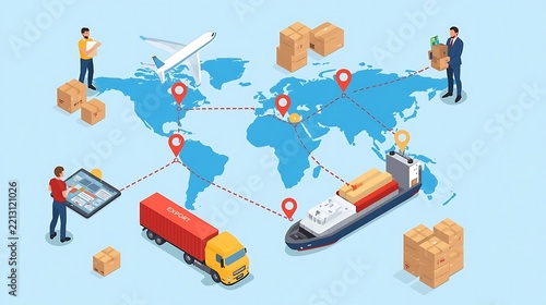 Seamless Global Logistics: International Supply Chain, Shipping & Delivery Management