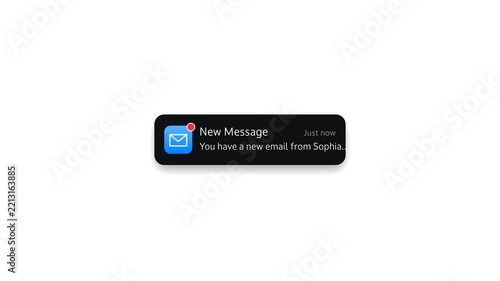 Email Notification Popup Alert