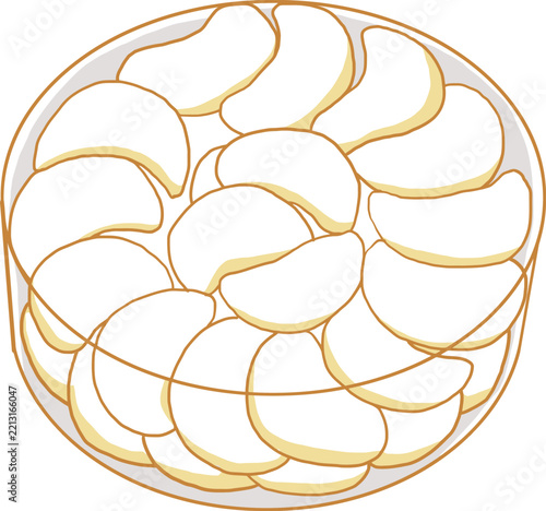 Slices of Bread in Bowl.