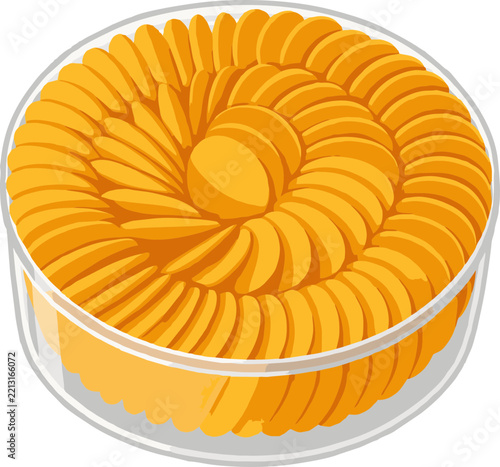 Sliced Mango Dessert Sweet Treat.