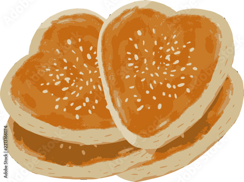 Sesame seed hamburger buns.