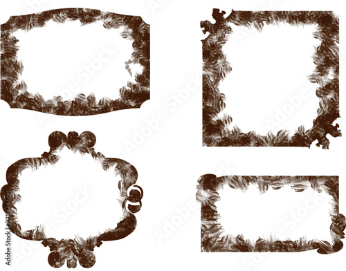 Adobe Illustrator Artwork isolated antique luxury frame vector	