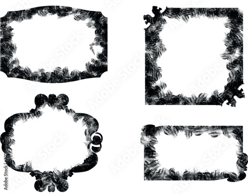 Adobe Illustrator Artwork isolated antique luxury frame vector	