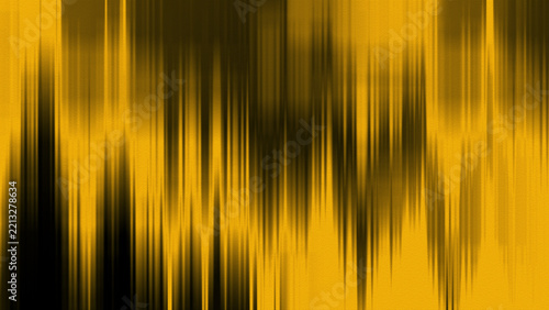 Obraz na plátně Abstract golden yellow and black vertical blur texture with elongated streaks an