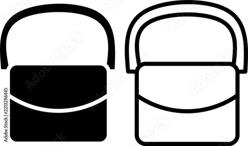 Elegant Handbag Silhouette