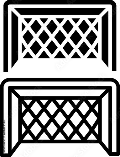 Football Goal Net Silhouette