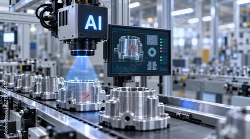 AI machine vision inspection system for industrial manufacturing