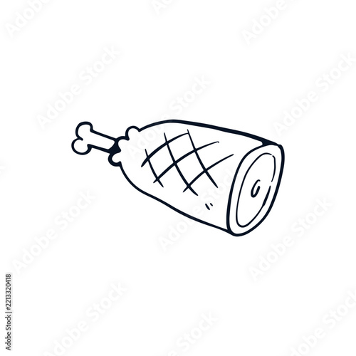 Meat food icon design vector illustration