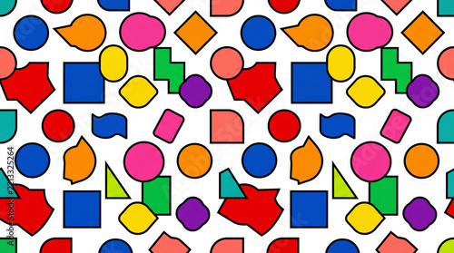 seamless pattern with colorful pencils