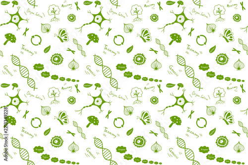 seamless green pattern
