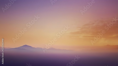 Dreamy twilight sky