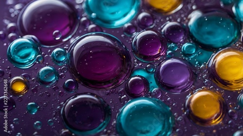 abstract background of colorful bubbles