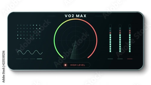 VO2 Max Level Meter Animation
