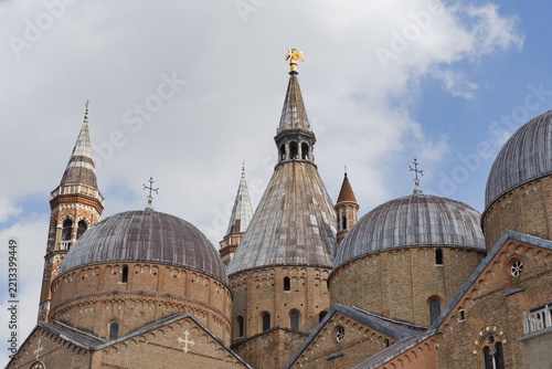 A detail of the Basilica of Saint Anthony of Padua in the Italian city of Padua