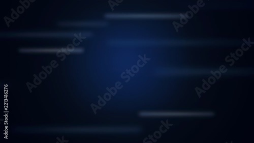 Abstract blue digital background with glowing light streaks and flowing data particles for technology