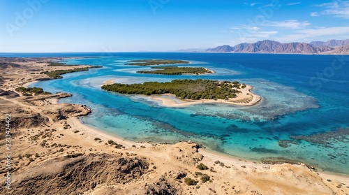 Egypt Hamata Coast Remote Coast Landscape
