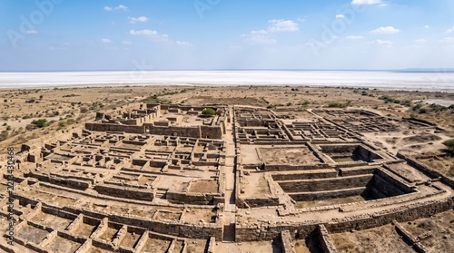 India Dholavira Harappan City Archaeological Desert Landscape