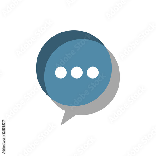 Chat Logo App Icon Design template